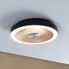 Image de Plafonnier LED Paulmann Volea noir/doré Ø 32 cm IP44 à intensité variable