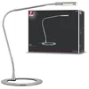 Image de Paulmann 74995 Lampe de table Plaza LED 3W, Acier brossé, 230/12V, Métal