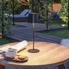 Image de Lampe à poser LED rechargeable Paulmann Gilo, noire, plastique, IP44