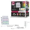 Image de Paulmann 78865 MaxLED 250 LED Strip Zigbee Smart Home 1,5m IP44 9W 300lm 30LEDs/m RGBW+ 24VA gradable, Argent plastique