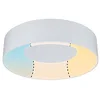 Image de Paulmann 78946 Plafonnier LED Casca IP44 White switch 2 300 lm 230 V 18 W blanc rond métal, matière plastique 3 000 K