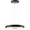 Image de Paulmann 79517 LED luminaire suspension Puric Pane 400 mm 1200lm/1400lm 22W réglable en hauteur 3-Step-Dim Noir/Gris, plastique, Métal 2700K gradable