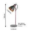Image de Paulmann Lampe à poser moderne Orm avec pied en béton