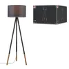 Image de Paulmann 79633 Neordic Rurik Lampadaire, max. 1x20W, E27, Gris/Bois, 230V, Tissu/Métal/Bois