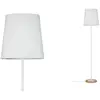 Image de Paulmann Stellan lampadaire abat-jour tissu blanc