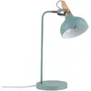 Image de Paulmann 79651 Neordic Juna Lampe de table, max. 1x20W, E14,Vert doux/Cuivre/Bois 230V, Métal/Bois 18 cm x 25,5 cm x 51 cm