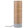 Image de Paulmann 79664 Neordic Skadi Lampe de table, max. 1x20W, E14, Bois/Gris, 230V, Bois/Béton 11 cm x 11 cm x 35 cm