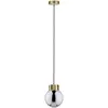 Image de Paulmann 79743 Neordic Linja Luminaire suspendu, max. 1x20W, E27, Verre fumé, 230V, Miroir/Verre/Métal
