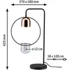 Image de Paulmann lampe à poser Fanja avec pot de fleur