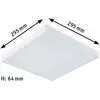 Image de Paulmann Velora Rainbow Panneau 30x30cm blanc RGBW