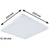 Image de Paulmann Velora Rainbow Panneau 45x45cm blanc RGBW