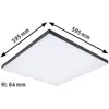 Image de Paulmann Velora Rainbow Panneau 60x60cm noir RGBW