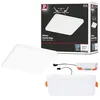 Image de Paulmann 79936 Panneau encastré LED Veluna VariFit Edge carré 120x120 mm blanc lumière du jour matière plastique Système d'éclairage 4000 K
