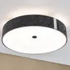 Image de Paulmann Plafonnier LED Malika, anthracite, feutre, 3-step-dim