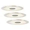 Image de Paulmann Set de 3 luminaires LED à encastrer Whirl