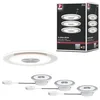 Image de Paulmann 92907 Kit encastrés Premium Whirl, rond, dimmable, LED 3x5,5W, 230 V, 120 mm Alu tourné/Satiné Alu/Acryl