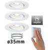 Image de Paulmann Nova mini Plus LED EasyDim lot de 3 blanc