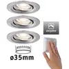 Image de Paulmann Nova mini Plus LED EasyDim lot de 3 fer
