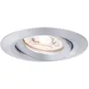 Image de Paulmann 92974 Spot encastré LED Nova mini Plus Coin EasyDim rond orientable incl. 1x4,2Watt gradable Spot encastré pour plafond Alu tourné Lampe encastrée Alu Blanc chaud 2700 K