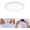 Image de Paulmann panneau LED Areo 4 000K rond blanc 17,5cm