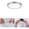 Image de Paulmann panneau LED Areo 4000K rond chromé 11,8cm