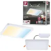 Image de Paulmann Areo VariFit 93047 Panneau LED encastrable IP44 Zigbee Tunable White 175 x 175 mm carré avec 1 x 13 W à intensité variable Blanc Plastique 3000 K