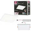 Image de Paulmann 93065 Panneau LED spots encastrés Veluna VariFit IP44 gradable sur 3 niveaux 185x185 mm carré incl. 1x17,5 plafonnier Satin plastique 4000K