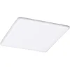 Image de Paulmann 93066 Panneau LED spots encastrés Veluna VariFit IP44 gradable sur 3 niveaux 215x215 mm carré incl. 1x22 plafonnier Satin plastique 4000K