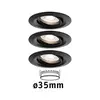 Image de Paulmann Nova Mini Plus LED easydim 3pcs noir