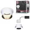 Image de Paulmann 93376 spots encastrés LED Gil Gradable sur 3 niveaux rond incl. 1x6W blanc dépoli projecteurs encastrés Noir mat alu spot 2700K Coin