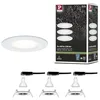 Image de Paulmann 93442 LED spot encastrés Nova set de base rigide IP44 rond 78 mm GU10 3x6,5W 3x460lm 230V 2700K blanc dépoli