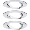 Image de Spot encastrable Paulmann Nova 93451 LED Puissance: 19.5 W blanc chaud