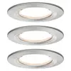 Image de Paulmann Nova lampe encastrée LED par 3 fixe, fer