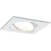 Image de Paulmann spot Nova carré inclinable/dimmable blanc