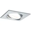 Image de Encastré LED Nova carré 1x6,5W GU10 aluminium mis en rotation de manière pivotante à 3 étages dimmable 934,73