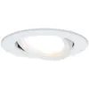 Image de Paulmann spot Nova Coin rond, inclinable, blanc