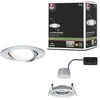 Image de Paulmann 93486 LED spot encastré 3-Step-Dim Nova Coin pivotant rond 84 mm 50° Coin 6W 470lm 230V dimmable 2700K Alu tourné