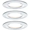 Image de Paulmann Spot encastré LED Nova Coin 3er chromé rond à intensité variable