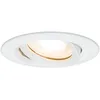 Image de Paulmann 93661 Encastrés Premium Nova, IP65, orientable, max. 1x35W, GU10/GU5,3, 51mm, Blanc/Alu