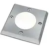 Image de Encastré de sol carré Extérieur - Paulmann - 93993 - 230V - 108x108mm - 3,5W - GU10 - IP67 - Acier inoxydable
