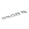 Image de Paulmann 941.08 MacLED Système d'éclairage à spots suspendus - Kit de luminaires sur fil tendu avec 5 lampes carrées, câble de 10 m et transformateur DC 30VA - Plafonnier en suspension max 20W, chromé variante 1 (6x4w)