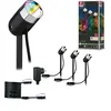 Image de Paulmann 94284 Luminaire d'extérieur LED Plug & Shine ZigBee Spot Pike Kit de démarrage RGBW incl. 3x4,5 watts gradable IP44 Anthracite Éclairage de jardin plastique Blanc chaud 3000 K
