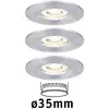 Image de Paulmann Nova mini 3 spots encastrés IP44 alu
