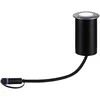 Image de Paulmann 94370 Plug & Shine Lampe d'extérieur LED encastrable au sol IP67 3000 K 6 W Gris Intensité variable Système d'éclairage de jardin en aluminium