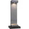 Image de Paulmann 94502 Luminaire d'extérieur LED borne Concrea IP44 incl. 1x6,8 watts borne lumineuse grès noir éclairage de jardin béton 3000 K