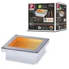 Image de Paulmann LED Encastrés de sol Smart Home Zigbee 3.0 Brick respectueux des insectes IP67 carré 100x100 mm Tunable Warm 1W 18lm 230V acier inoxydable 94595