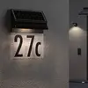 Image de Paulmann -numéro de maison solaire Neda en noir