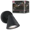 Image de Paulmann 94734 luminaire d'extérieur Applique Trian Résistant à l'eau de mer IP44 rond 100x125 mm max. 35V 230V Anthracite alu sans ampoule GU10