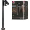 Image de Paulmann 94735 luminaire d'extérieur borne lumineuse Trian Résistant à l'eau de mer IP44 rond 600 mm max. 35V 230V Anthracite alu sans ampoule GU10