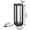 Image de Paulmann Plug & Shine luminaire pour socle LED Classic Lantern RGBW